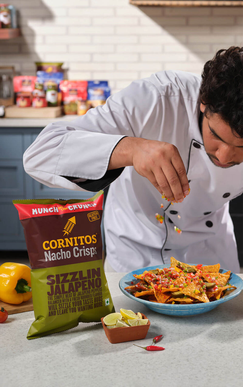 Cornitos Sizzling Jalapeno Nacho Crisps 150g