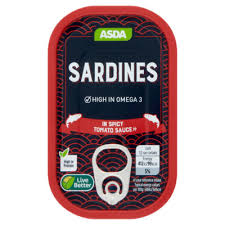 Asda Sardines In Tomato Sauce 120g 10Off