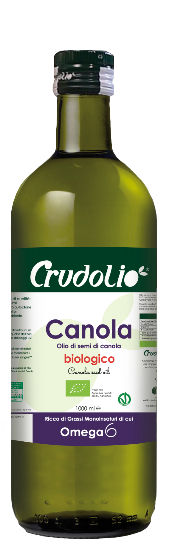 Organic Canola Oil 1l