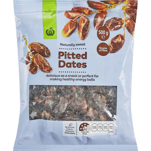 Woolworths Pitted Dates 500g 10%Off