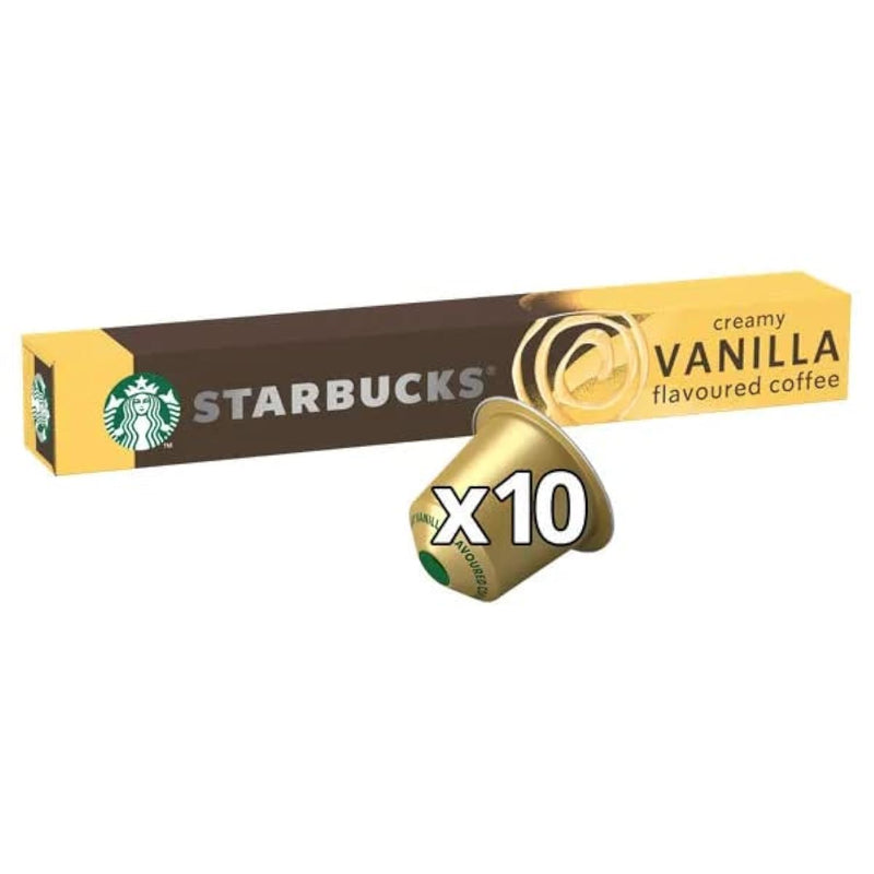 Starbucks By Nespresso Creamy Vanilla Coffee Capsules 10